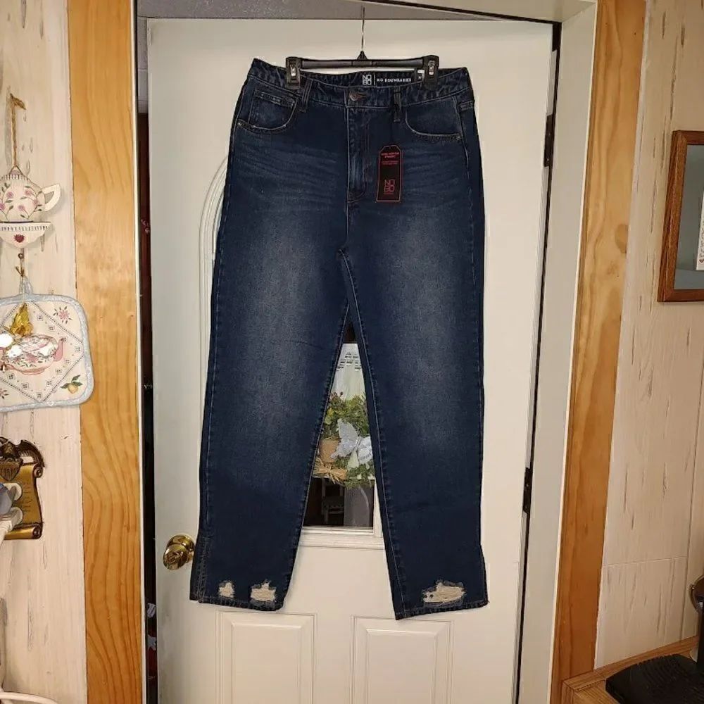 New No Boundaries Super High Rise Straight Leg Jeans Size Women's 17